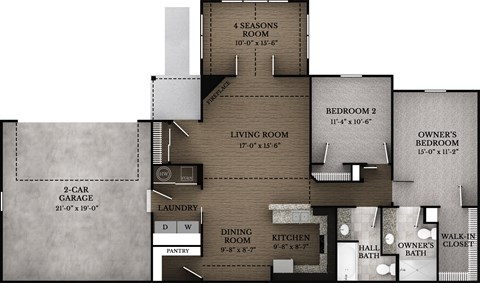 The Ponds at Madison Floor Plan